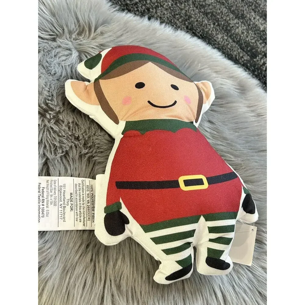 Elf Shaped Throw Pillow Christmas 9